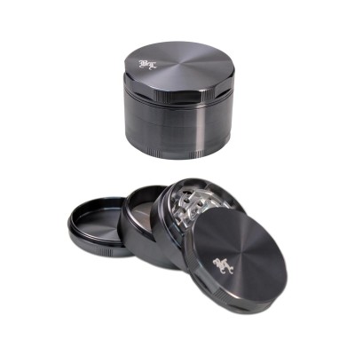 'BL' Aluminium Grinder 4-part grey